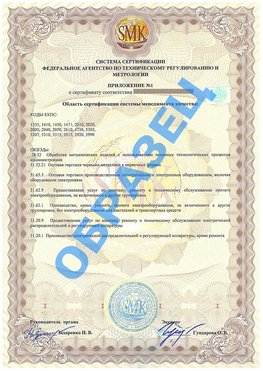 Приложение 1 Киселевск Сертификат ГОСТ РВ 0015-002